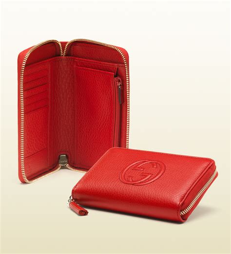 gucci avel wallet red|original Gucci wallet.